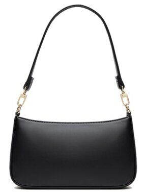 Vegan Leather Shoulder Bag Removable Strap Crossbody Clutch Tote Handbag